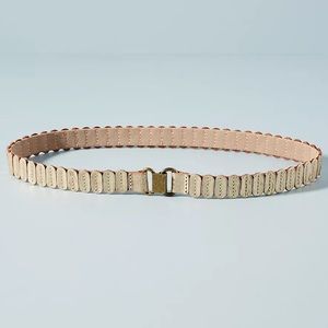 ANTHROPOLOGIE New Tabby Stretch Belt Color Gold